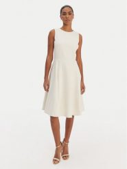 LAUREN RALPH LAUREN Sukienka koktajlowa 200980935002 Écru Slim Fit. Sukienki damskie Lauren Ralph Lauren, bez wzorów, z wiskozy, wizytowe, bez kołnierzyka, bez ramiączek. Za 989.99 zł.