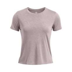T-shirt damski Under Armour Launch Camo. Szare t-shirty damskie Under Armour, bez wzorów, sportowe, bez kołnierzyka, bez ramiączek. Za 222.50 zł.