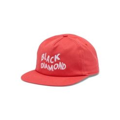 Czapka typu snapback Black Diamond. Czerwone czapki damskie Black Diamond, bez wzorów. Za 203.50 zł.