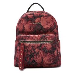 Plecak Laura Vita. Czerwone plecaki damskie Laura Vita, bez wzorów. Za 299.99 zł.