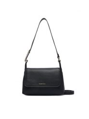 Valentino Torebka Helen VBS9N509G Czarny. Czarne listonoszki damskie Valentino, bez wzorów, ze skóry, bez dodatków. Za 609.99 zł.