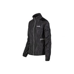 Kurtka sportowa damska Diadora L. Windbreaker Jacket. Czarne kurtki sportowe damskie Diadora, l, bez wzorów, bez ramiączek, bez kaptura. Za 89.99 zł.