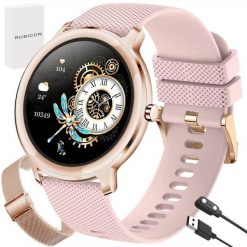 Zegarek SMARTWATCH RUBICON RNBE66 rosegold / 2 paski. Zegarki smartwatch Rubicon, bez wzorów. Za 179.00 zł.