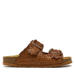 Klapki Toni Pons. Brązowe klapki damskie TONI PONS, bez wzorów, bez obcasa, bez zapięcia. Za 399.99 zł.