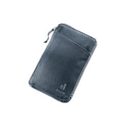 Portfel turystyczny Deuter Travel Wallet - blk. Czarne portfele męskie Deuter, bez wzorów. Za 159.99 zł.