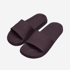 Klapki Kubota Basenowe Basic Plain Bordowe. Czerwone klapki damskie Kubota, bez wzorów, z dresówki, eleganckie, bez obcasa, bez zapięcia. Za 69.99 zł.