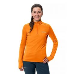 Bluza trekkingowa damska Vaude Livigno Halfzip II techniczna. Brązowe bluzy damskie Vaude, xs, bez wzorów, z elastanu, sportowe, bez ramiączek, bez kaptura. W wyprzedaży za 239.00 zł.
