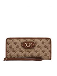 Guess Portfel Samantha Slg SWJG23 13146 Beżowy ciemny. Brązowe portfele damskie Guess, z materiału. Za 294.99 zł.