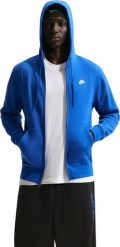 Nike Bluza męska Nike Club BB FZ Hoodie niebieska FN3861 480 2XL. Niebieskie bluzy męskie Nike, m, bez wzorów, bez ramiączek, bez kaptura. Za 258.11 zł.