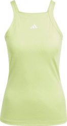 Adidas Koszulka damska adidas Top Aeroready Train Essentials Minimal Branding zielona HZ5628 XL. Zielone bluzki damskie Adidas, xl, bez wzorów, bez kołnierzyka, bez ramiączek. Za 128.51 zł.