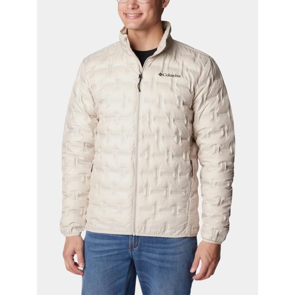 Kurtka Puchowa Męska Columbia Delta Ridge II. Brązowe kurtki sportowe męskie Columbia, na jesień, m, bez wzorów, z puchu, bez kaptura, trekkingowe, omni-heat (columbia). W wyprzedaży za 636.65 zł.