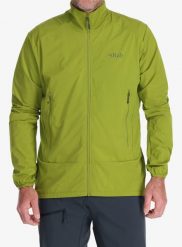 Kurtka softshell męska Rab Borealis Tour Jacket. Zielone kurtki męskie RAB, l, bez wzorów, z lycry, bez kaptura, trekkingowe. Za 345.39 zł.