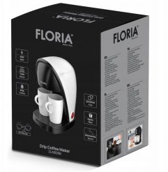 Ekspres przelewowy Floria ZLN 9298 ekspres do kawy 450 W filtr nylonowy miarka 2 filiżanki w zestawie b ZLN 9298 (8682744809303). Ekspresy przelewowe Floria. Za 91.77 zł.