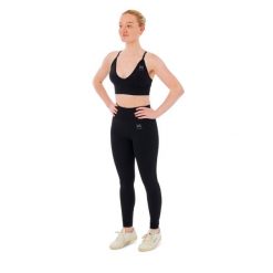 Damski zestaw sportowy Xtreme - legginsy + biustonosz sportowy - Czarny. Czarne legginsy damskie XTREME SOCKSWEAR, bez wzorów, z materiału. Za 190.74 zł.