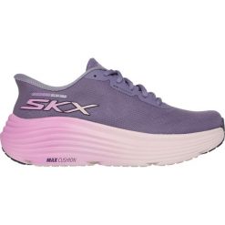 Buty damskie SKECHERS Max Cushioning Endeavour Hallandale. Fioletowe obuwie sportowe damskie Skechers, bez wzorów, bez zapięcia. Za 409.99 zł.