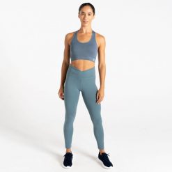 Legginsy turystyczne damskie Revived. Szare legginsy damskie Dare 2B, bez wzorów. W wyprzedaży za 199.99 zł.