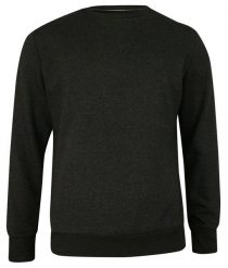 Bluza Popielata, Okrągły Dekolt, bez Kaptura, bez Nadruku, Jednokolorowa, Męska -Brave Soul. Szare bluzy męskie Brave Soul, m, bez wzorów, z bawełny, klasyczne, bez ramiączek, bez kaptura. Za 89.00 zł.