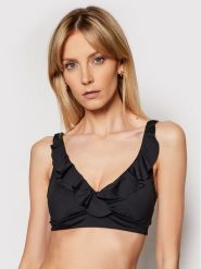 Lauren Ralph Lauren Góra od bikini LR9GV84E Czarny. Czarne bikini Lauren Ralph Lauren, bez wzorów, z syntetyku. Za 394.99 zł.