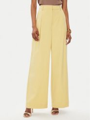 Gestuz Spodnie materiałowe Paula 10906861 Żółty Relaxed Fit. Żółte spodnie materiałowe damskie Gestuz, bez wzorów, z materiału. Za 329.99 zł.