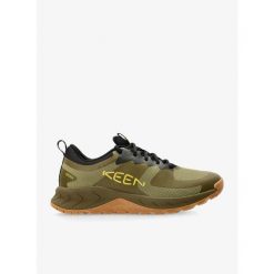 Buty turystyczne męskie Keen Versacore WP. Zielone buty zimowe męskie Keen, bez wzorów, bez obcasa, bez zapięcia. Za 424.99 zł.