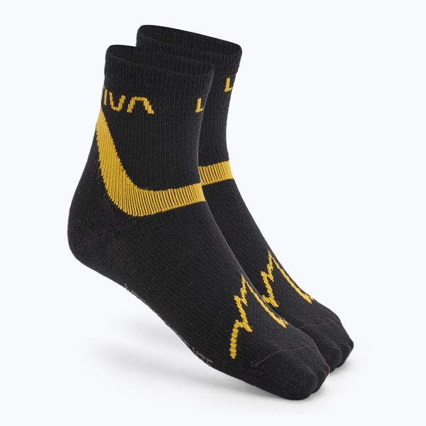 Skarpetki La Sportiva Snowrun. Czarne skarpetki damskie La Sportiva, bez wzorów, z wełny. Za 129.99 zł.