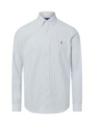 Polo Ralph Lauren koszula casualowa - Custom Fit Mężczyźni Modern Fit Bawełna niebieski|biały, S. Białe koszule męskie Polo Ralph Lauren, m, bez wzorów, z bawełny, eleganckie, bez kołnierzyka, bez ramiączek. Za 829.95 zł.