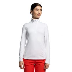Bluza damska CMP 30L1086. Białe bluzy damskie CMP, l, bez wzorów, bez ramiączek, bez kaptura. Za 139.99 zł.
