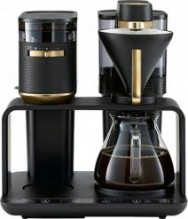 Ekspres przelewowy Melitta Melitta - EPOS Czarno-złoty - Ekspres przelewowy z wbudowanym młynkiem. Czarne ekspresy przelewowe Melitta. Za 1,391.50 zł.