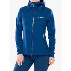 Kurtka softshell damska Berghaus Ridge-Roamer 3L Softshell Jacket. Niebieskie kurtki sportowe damskie Berghaus, l, bez wzorów, z softshellu, bez ramiączek, bez kaptura, trekkingowe. Za 791.99 zł.