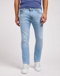 LEE RIDER MĘSKIE SPODNIE JEANSOWE JEANS DŻINSY RIVER RUN 112349881 L701015509. Niebieskie jeansy męskie Lee, na lato, z bawełny, klasyczne. Za 229.99 zł.