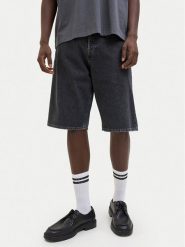 Jack & Jones Szorty jeansowe Iron 12278463 Czarny Baggy Fit. Czarne szorty męskie Jack & Jones, bez wzorów, z bawełny. Za 119.99 zł.