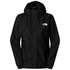 Kurtka turystyczna damska The North Face W Antora Rain. Czarne kurtki sportowe damskie The North Face, m, bez wzorów, bez ramiączek, bez kaptura, trekkingowe. Za 487.00 zł.