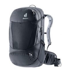 Plecak Trans Alpine Cycling 30L. Czarne plecaki męskie Deuter, bez wzorów, z materiału. Za 619.99 zł.