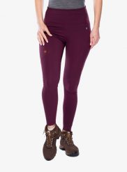 Legginsy damskie Fjallraven Abisko Tights. Fioletowe legginsy damskie Fjällräven, bez wzorów, z materiału. Za 423.49 zł.