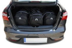 Torby Do Bagażnika Kia Rio Limousine 2012-2016 4Szt Kjust. Czarne torby podróżne damskie KJUST, bez wzorów, z kauczuku. Za 1,227.00 zł.