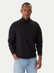 Calvin Klein Golf LV04LD215G Czarny Regular Fit. Czarne swetry męskie Calvin Klein, m, bez wzorów, z wiskozy, bez kołnierzyka, bez ramiączek. Za 299.99 zł.