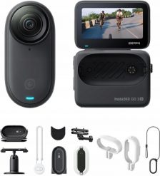 Kamera Insta360 Insta360 GO 3S Kamera 128GB Zestaw Rowerowy MultiView 4K Stabilizacja. Kamery sportowe INSTA360. Za 2,389.00 zł.