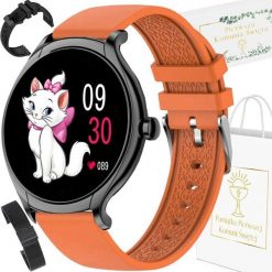 Zegarek KOMUNIA SMARTWATCH Rubicon RNCF13 czarny / 3 paski. Czarne zegarki smartwatch Rubicon, bez wzorów. Za 269.00 zł.