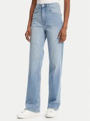 ONLY Jeansy Maddie 15339701 Niebieski Wide Leg. Niebieskie jeansy damskie ONLY, bez wzorów, z bawełny. Za 99.99 zł.