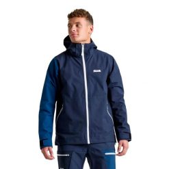 Kurtka Z Kapturem Slam Foil Dorośli. Niebieskie kurtki sportowe męskie SLAM, s, bez wzorów, z kapturem. Za 990.15 zł.