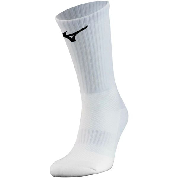 Skarpety Mizuno Multisports. Białe skarpetki damskie Mizuno, bez wzorów, z elastanu. Za 20.99 zł.