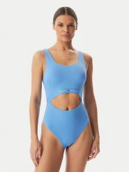 Tommy Hilfiger Strój kąpielowy UW0UW06367 Niebieski jasny. Niebieskie stroje kąpielowe damskie Tommy Hilfiger, xl, bez wzorów, z syntetyku. Za 369.99 zł.