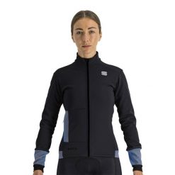 Kurtka rowerowa damska Sportful Super. Czarne kurtki sportowe damskie SPORTFUL, na jesień, xl, bez wzorów, z gore-texu, bez ramiączek, bez kaptura, rowerowe, gore-tex. Za 409.99 zł.
