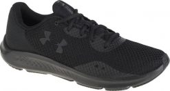 Under Armour Buty męskie Charged Pursuit 3 Black / Black / Black r. 45.5 (3024878-002). Czarne buty sportowe męskie Under Armour, bez wzorów, bez zapięcia. Za 286.11 zł.