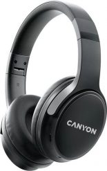 Canyon OnRiff 4 Zestaw słuchawkowy Bezprzewodowy Opaska na głowę Połączenia/Muzyka/Sport/Codzienność USB Type-C Bluetooth Czarny. Czarne słuchawki bezprzewodowe Canyon. Za 84.89 zł.