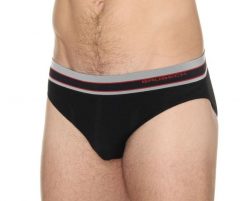 Brubeck Slipy męskie Active Wool czarne r. XL (BE10110). Czarne slipki męskie Brubeck, m, bez wzorów. Za 105.92 zł.