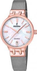Zegarek damski Festina F20715-1 srebrny. Szare zegarki damskie Festina, srebrne. Za 906.23 zł.