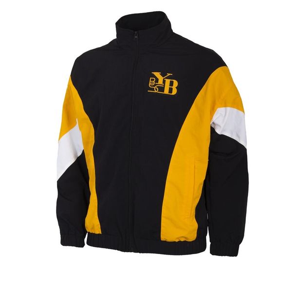 Kurtka treningowa BSC Young Boys. Czarne kurtki męskie COPA FOOTBALL, l, bez wzorów, z dresówki, retro, bez kaptura. Za 430.83 zł.