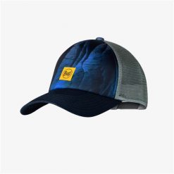 Czapka z daszkiem BUFF TRUCKER CAP ARIUS BLUE. Czarne czapki damskie Buff, bez wzorów, z bawełny. Za 83.90 zł.