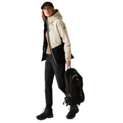 Kurtka Damska Highton Stretch Padded Jacket. Czarne kurtki sportowe damskie Regatta, m, bez wzorów, z materiału, bez ramiączek, z kapturem, trekkingowe. Za 182.99 zł.